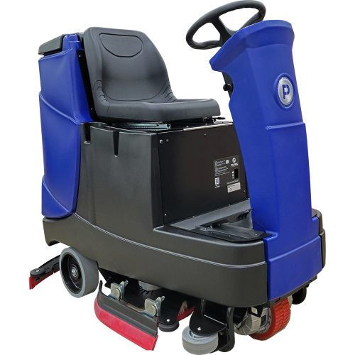 RS28 disk rider scrubber, no batteries, w/on-board charger
