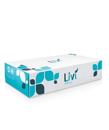 VPG Select Boxed Facial Tissue, 2-Ply, Flat Box, 100 Sheets/Box, 30 Boxes/Case