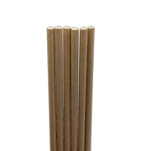 8" FSC® Kraft Paper Straw - Case of 6000