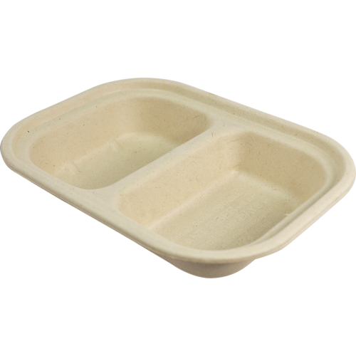 14 oz Fiber Container, 2-Compt - Case of 400