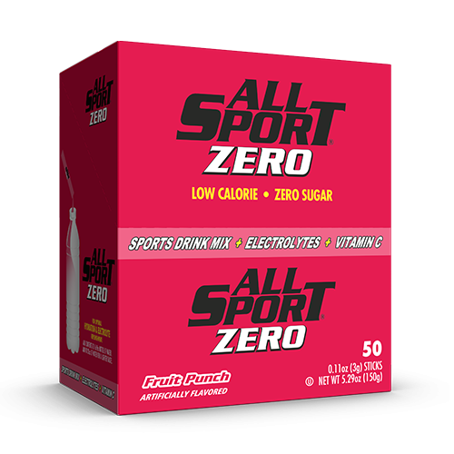 FRUIT PUNCH ZERO PREMIUM HYDRATION POWDER STICKS ALLSPORT