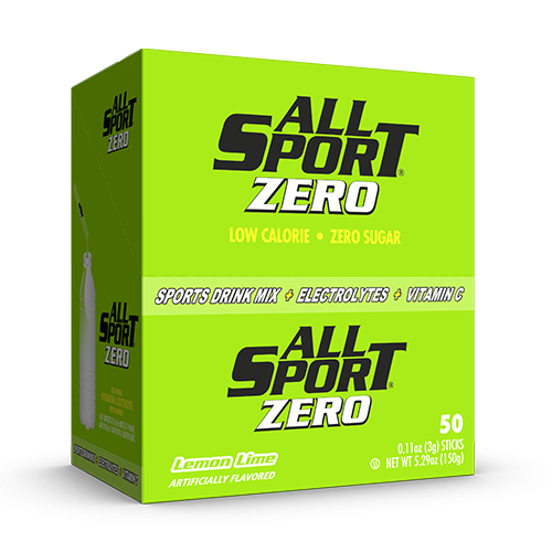 LEMON LIME ZERO PREMIUM HYDRATION POWDER STICKS ALLSPORT