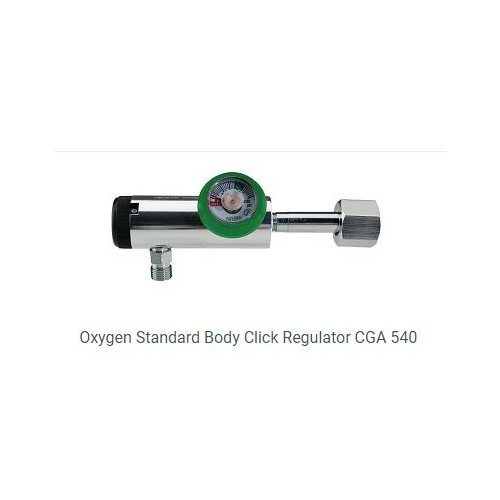 OXYGEN STANDARD BODY CLICK STYLE REGULATOR CGA 540 0-4 LPM