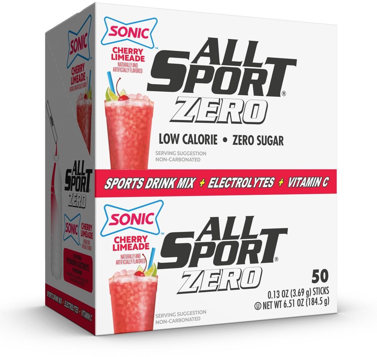 JEL SERT COMPANY, 10122542, Hydration Powder, Cherry Limeade, Zero Sugar, All Sport