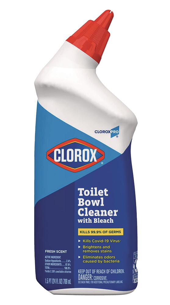 CLOROX SALES CO., CLO00031CT, Toilet Bowl Cleaner, Disinfectant, Fresh Scent