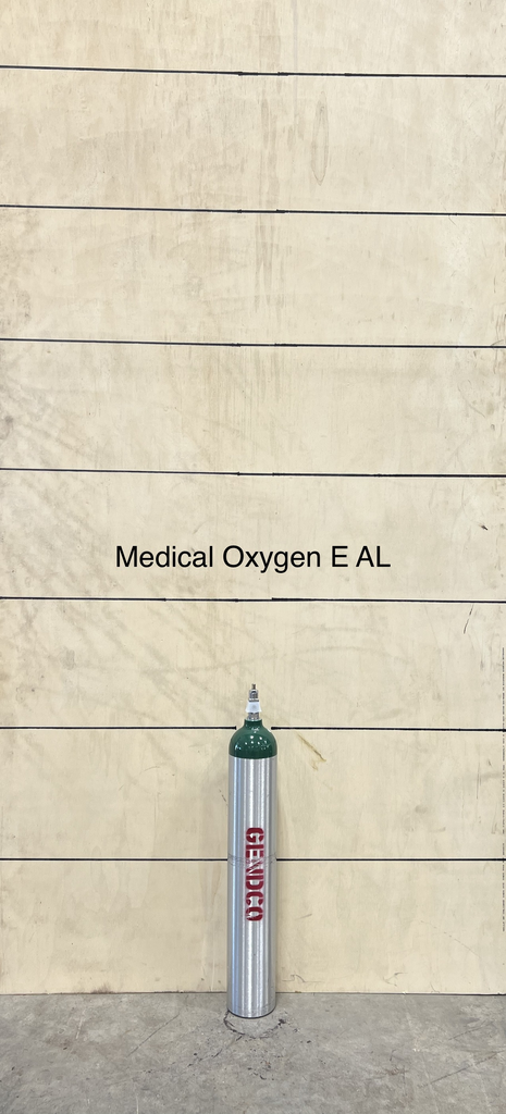 Oxygen, E, 2.5, Medical USP, 99.5%, 19 ft3, High Pressure Aluminum (HPA), CGA 870