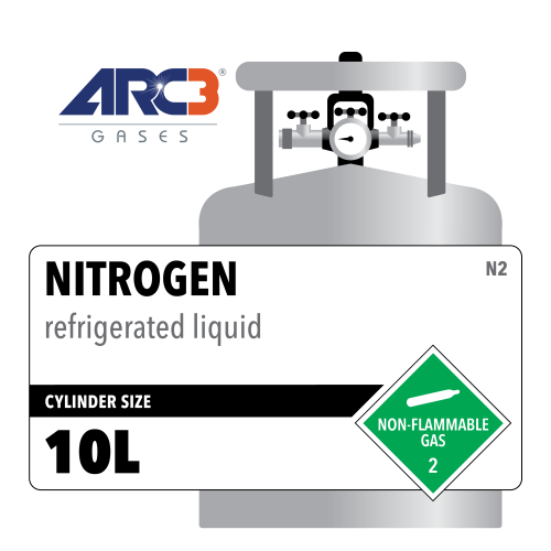 Nitrogen (Refrigerated) NF Medical Gas size 10 Liter