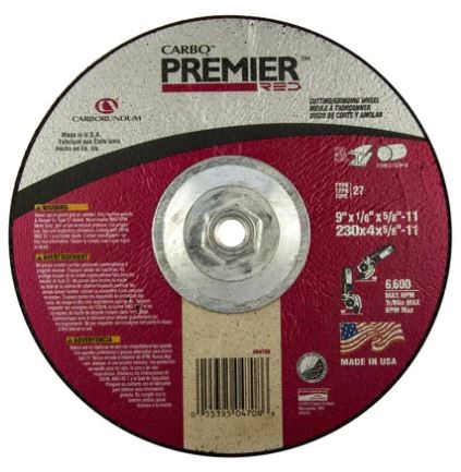 9"X1/8"X5/8-11 Z24 GRIND DISC