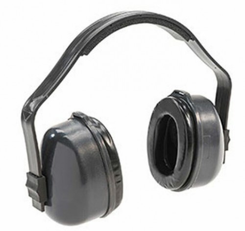 SOUNDOUT RED/BLK EARMUFF 3 POS