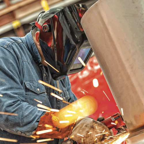 HLX Welding Helmet with TrueSight II Digital ADF - Black