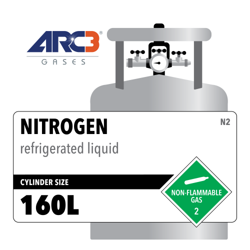 Nitrogen (Refrigerated) NF Medical Gas size 160 Liter