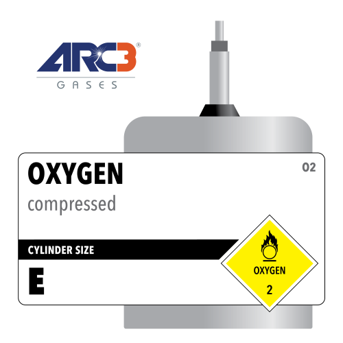 Oxygen USP Medical Gas size E