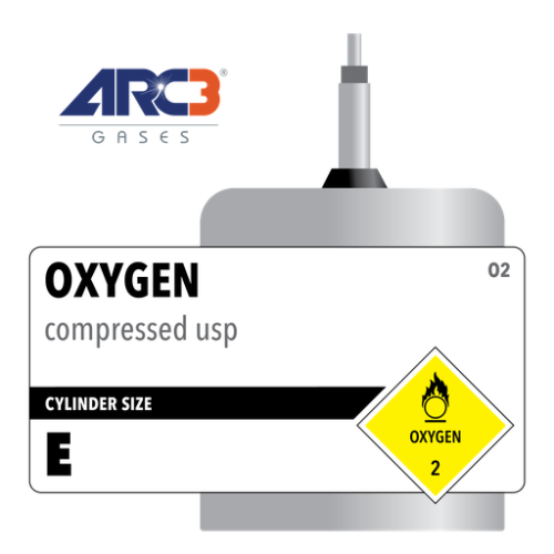 Oxygen USP Medical Gas size E