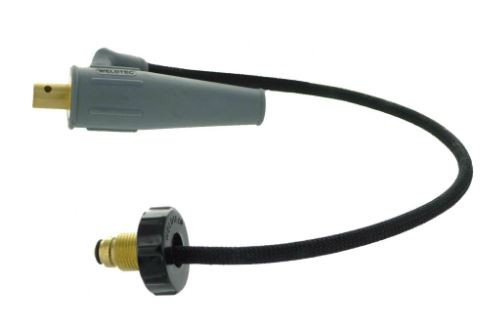 CONNECTOR, 35/50 DINSE W/18" HSE TEC (WELDTEC)