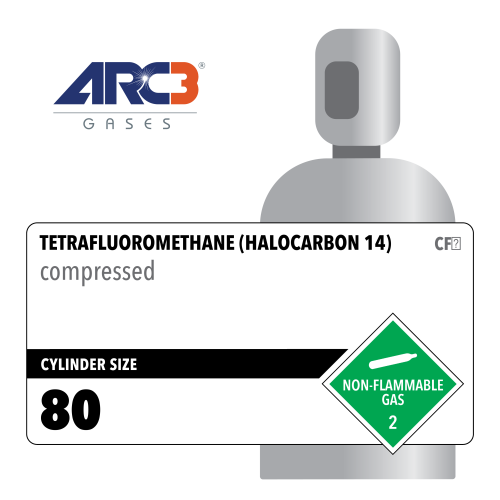 Tetrafluoromethane 5.0 R14 Specialty Gas size 80