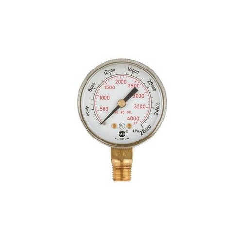 1 1/2"  4000# BACK MOUNT VICTOR GAUGE