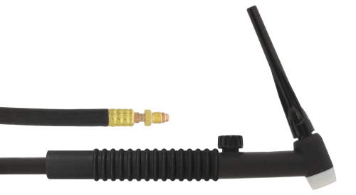 OSC Brand 150A Air-Cooled Flexible w/ Valve TIG Torch Package 25', 1 Piece Power Cable