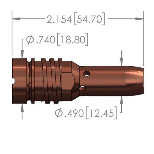 OSC Brand KP2747-1 Lincoln Electric® Replacement Diffusers - Thread-on