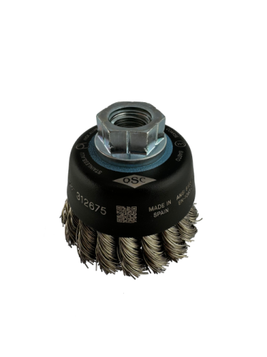 OSC Brand Twisted Knot Cup Brushes - 2-3/4" .020 SS