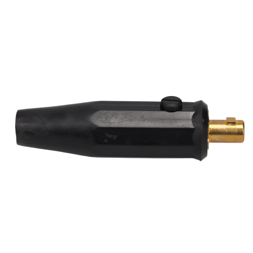 OSC Brand Dinse Machine Plug with In-Line Hole for 9, 17 Series Torches