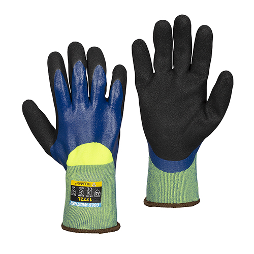 TIL1772 Tillman® Acrylic Inner/ Sandy Nitrile Terry Nap Winter Glove