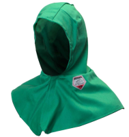 9 OZ FLAME RESISTANT COTTON HOOD WITH NECK/SHOULDER DRAPE