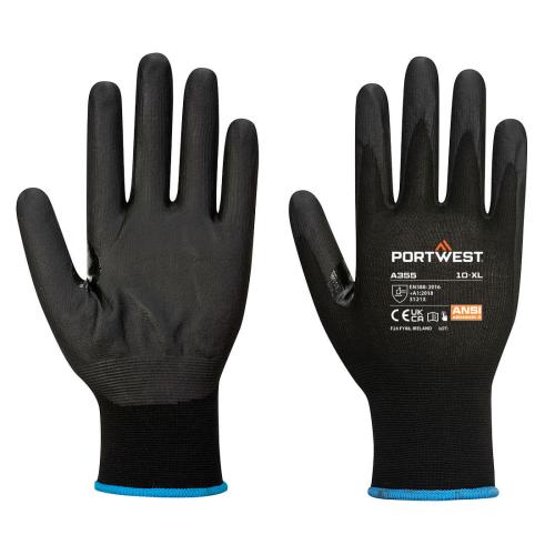 Portwest Grip 15 Nitrile Foam Touchscreen Glove PK12, Style A355