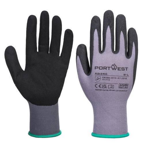 Portwest Grip 15 Nitrile Sandy Essential Multipack (Pk12), Style AB350