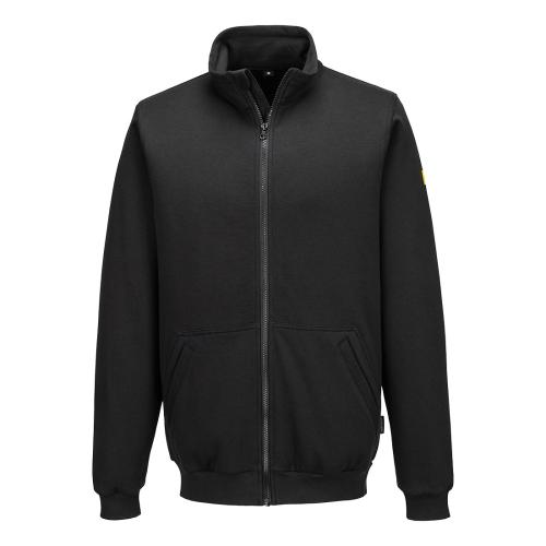 Portwest Anti-Static ESD Zip Sweatshirt, Style AS25