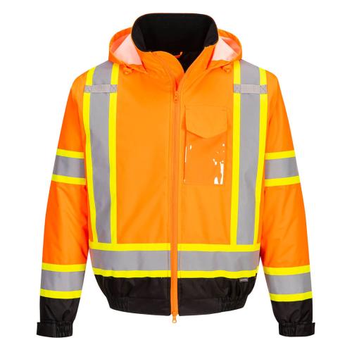 Portwest Hi-Vis X Back Winter Bomber Jacket , Style CA160