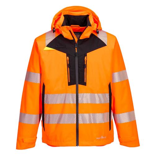Image of Portwest DX4 Hi-Vis Shell Rain Jacket, Style DX462
