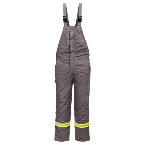 Portwest Bizflame Work Insulated FR Bib Overall, Style FR422 - Size/Fit : 4XL/ R , Gray
