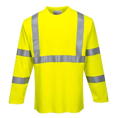 Portwest FR Hi-Vis Long Sleeve T-Shirt - FR96