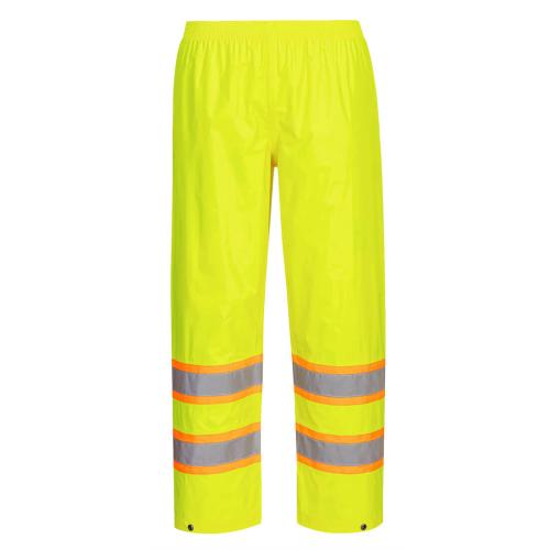 Portwest Hi-Vis Contrast Tape Rain Pants , Style H447