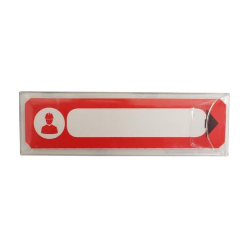 Portwest Medical Information Contact Red  - 0 / R.  Style ID12.  [ID12RER]