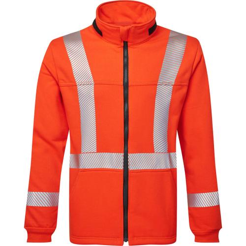 Portwest Segmented Striped Fleece Full Zip Jacket , Style IOS329