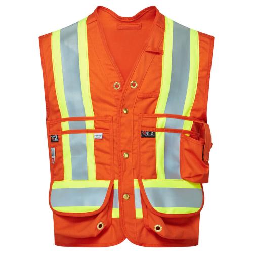 Portwest Ultrasoft 7oz FR Surveyor Vest , Style IUS1130
