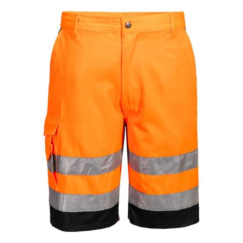 Portwest Lightweight Hi-Vis Shorts, Style L043