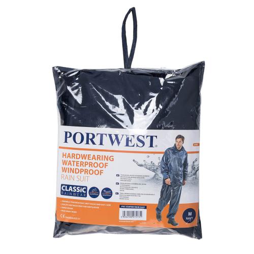 Portwest Essentials Rainsuit (2 Piece Suit) all sizes -  Style L440