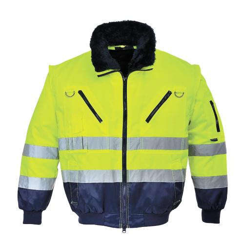 Portwest HI-Vis 3-in-1 Pilot Jacket, Style PJ50