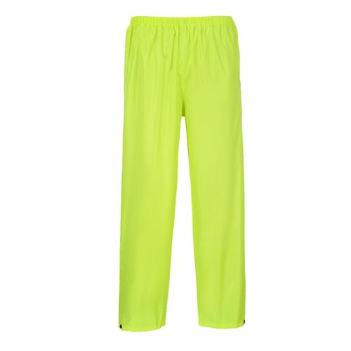 Image of Portwest Classic Rain Pants Yellow  - XL / R.  Style S441.  [S441YERXL]