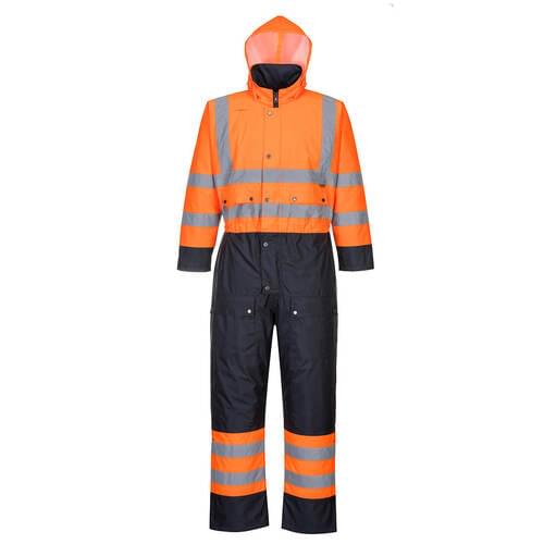 Image of Portwest Hi-Vis Contrast Coverall all sizes -  Style S485