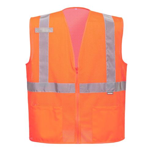 Portwest Economy Hi-Vis Mesh External Pocket Vest, Style UC495