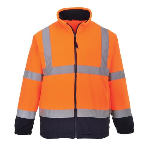 Portwest Hi-Vis Two Tone Fleece all sizes -  Style UF301