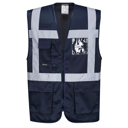 LOT DE 3 - PORTWEST F476 IONA GILET EXECUTIVE MARINE - TAILLE