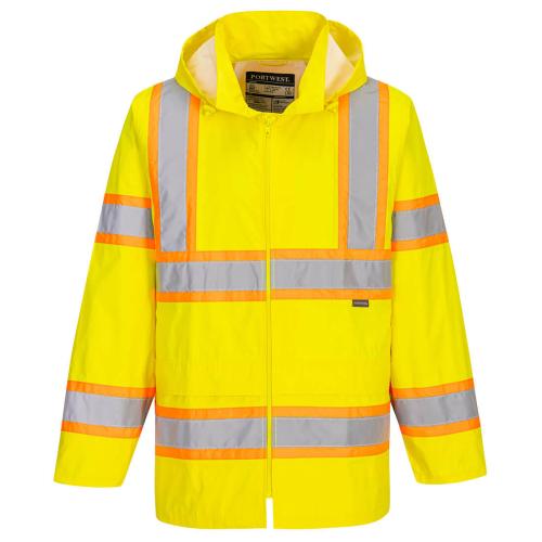 Portwest Hi-Vis Contrast Tape Rain Traffic Jacket , Style UH400