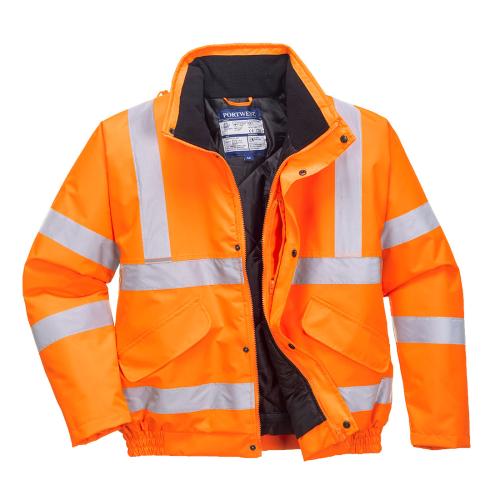 Portwest Hi-Vis Winter Bomber Jacket , Style URT32