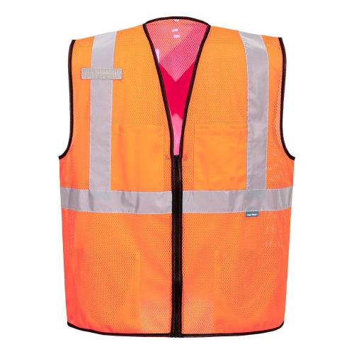Portwest Tampa Hi-Vis Mesh X-Back Vest, Style US396