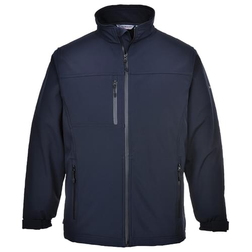 Image of Portwest Softshell Jacket (3L) Navy  - M / R.  Style UTK50.  [UTK50NARM]