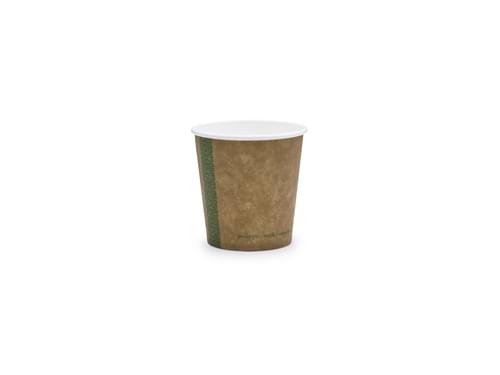 Image of Vegware sustainable 4oz brown kraft hot cup, 62-Series (Case of 1000)